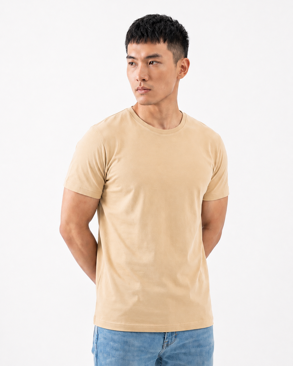 Camiseta Lisa Premium Algodão Egípcio 93% Fio Penteado Luxo com Elastano