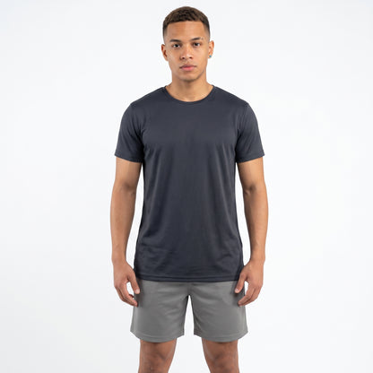 Kit Esportivo Premium Masculino Camiseta + Short 2 em 1 | Poliamida com Elastano