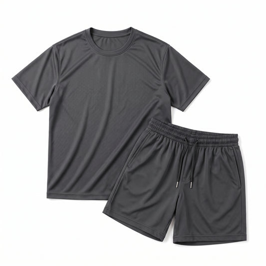 Kit Masculino Alta Performance: Camiseta Poliamida UV + Bermuda Tactel
