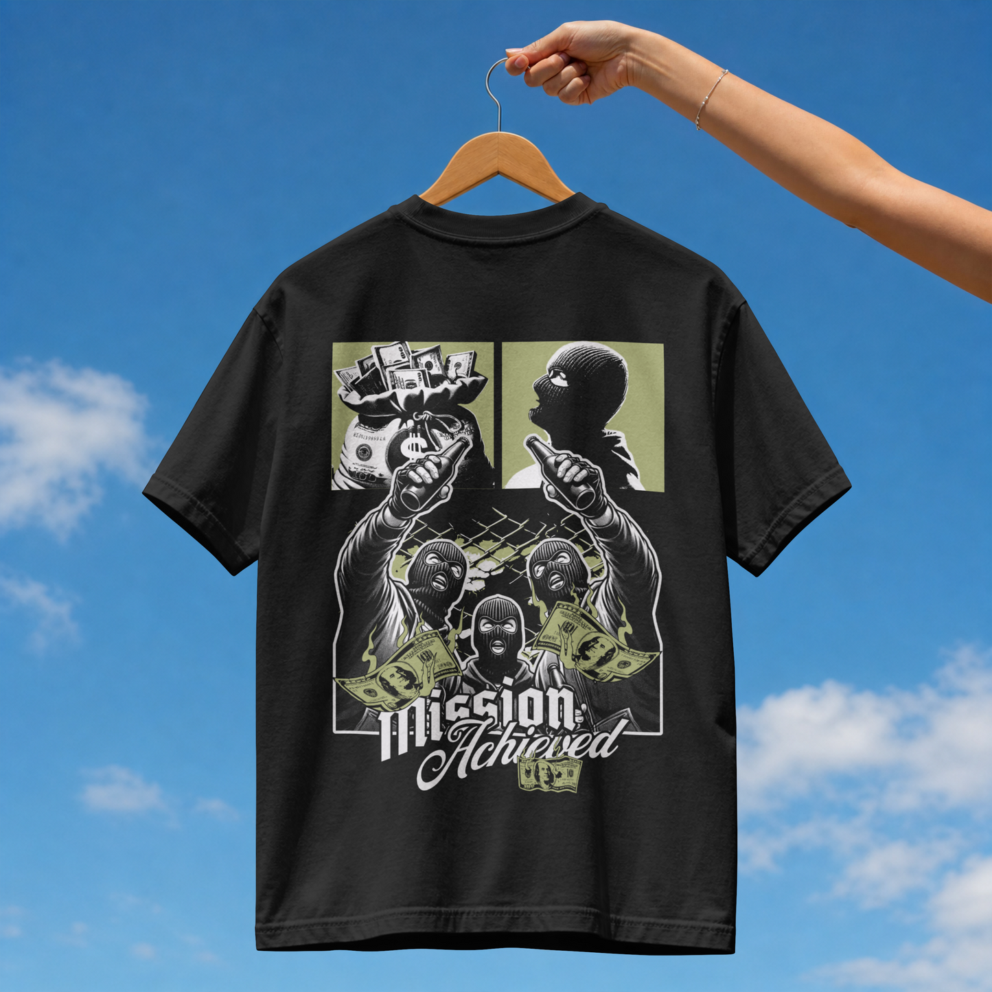 Pré-Venda — Camiseta Streetwear Oversized Mission Achieved | DROP 25/09