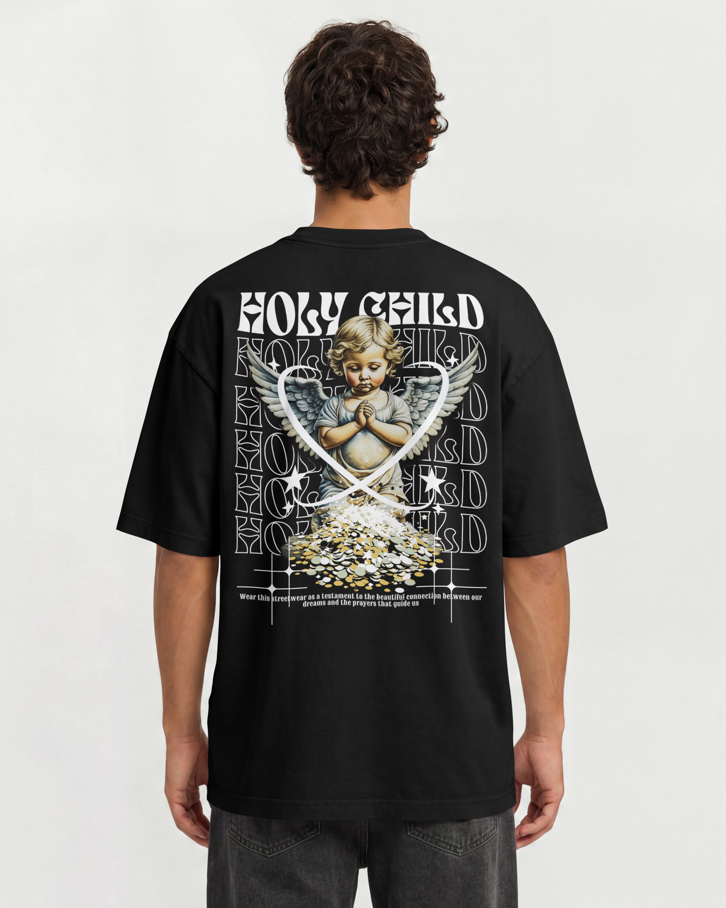 Camiseta Oversized Angel Faith Streetwear