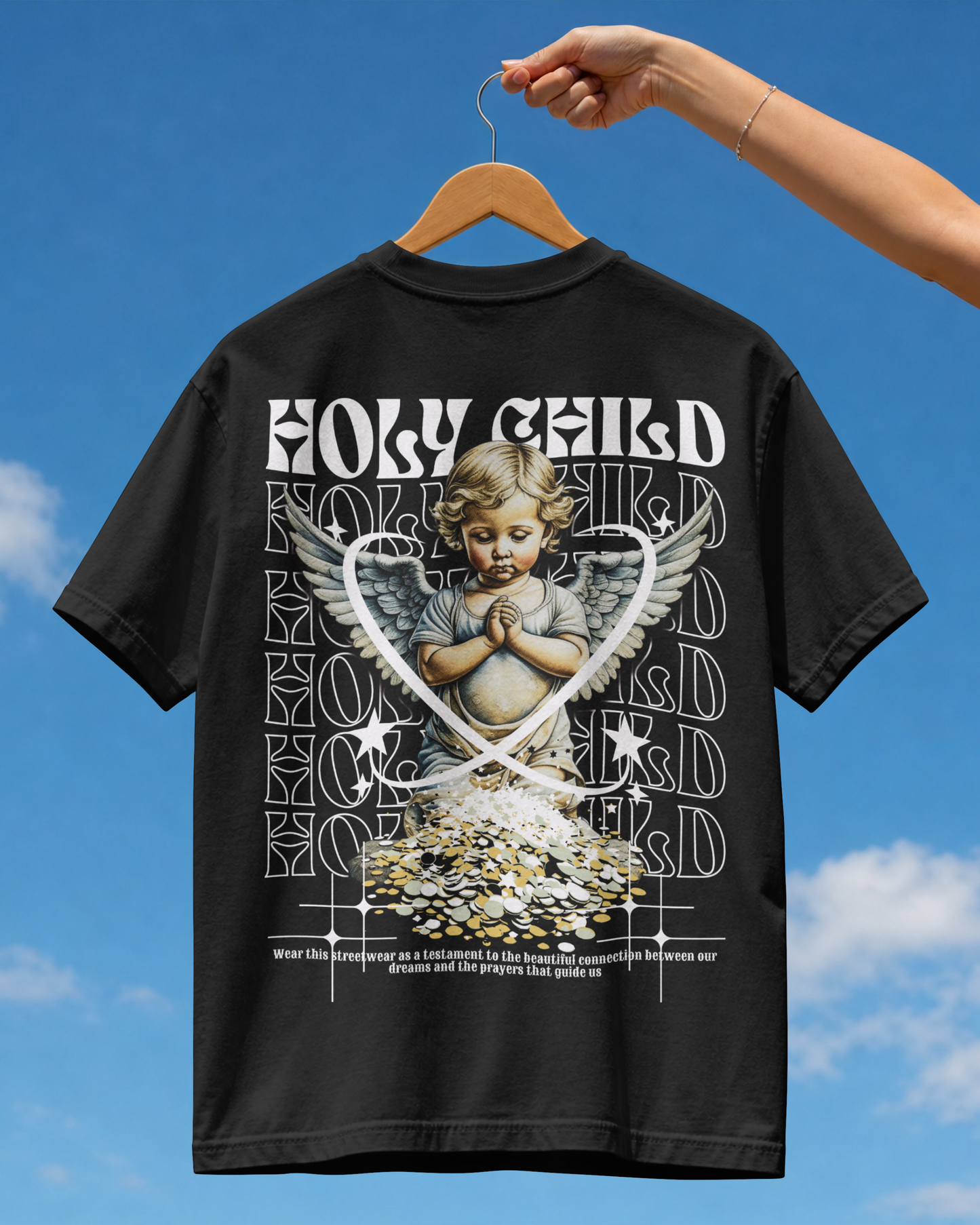 Camiseta Oversized Angel Faith Streetwear