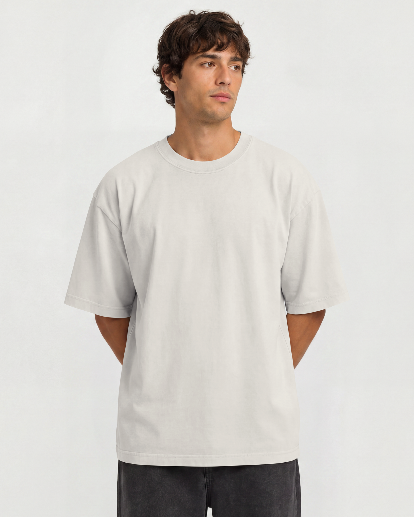 Camiseta Oversized Heavy Suedine Premium Lisa