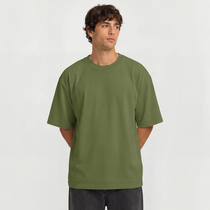 Camiseta Oversized Heavy Suedine Premium Lisa