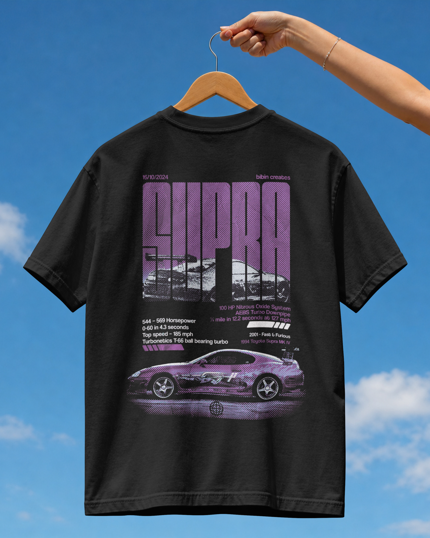 Camiseta Oversized Supra MK4 Streetwear Overpixel