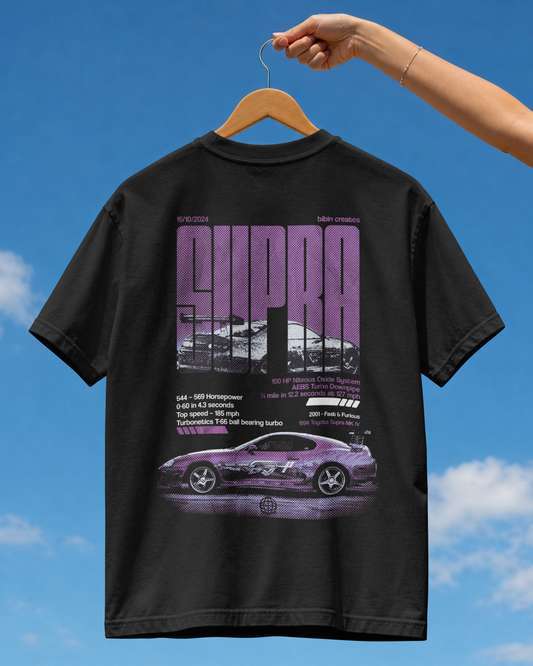 Camiseta Oversized Supra MK4 Streetwear Overpixel