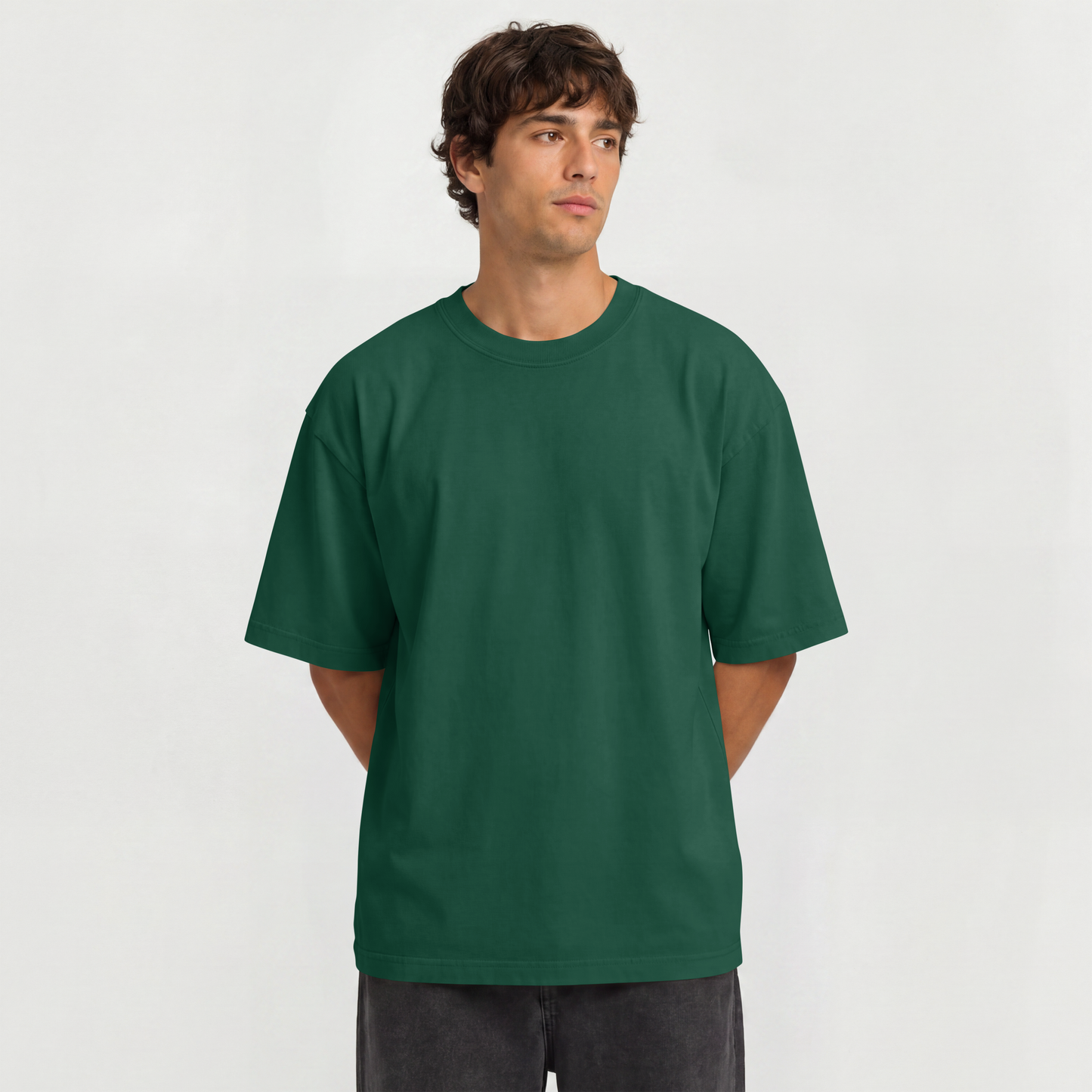 Camiseta Oversized Heavy Suedine Premium Lisa